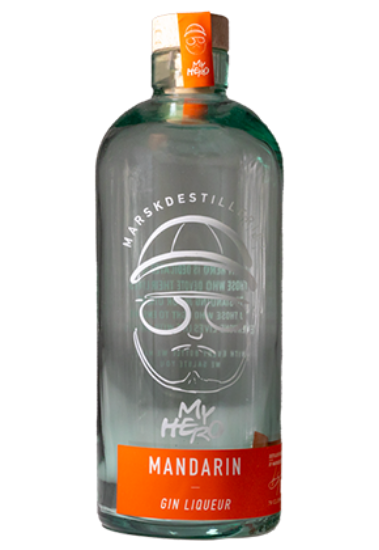 Billede af Marsk Gin Likør Mandarin - 20% alc. 0,7 ltr