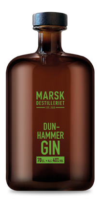 Billede af Marsk gin Dunhammer - 40 % alc   0,7 ltr