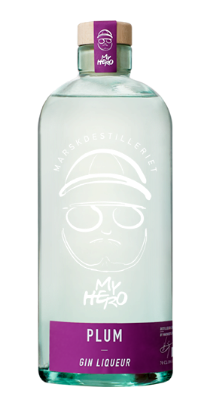 Billede af Marsk Gin Likør Blomme - 20% alc. 0,7 ltr